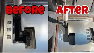DIY Pajero Gear shifter Dust cover replacement | montero | shogun