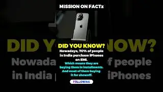 Unbelievable Facts about Indian i phone users. 🤔 #iphone #news #facts