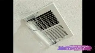 EKOCSIO Transparent Vent Registers (Magnetic Air & Heat Deflectors)&mdash; shared by Darren