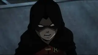 64 Robin vs Deathstroke   Fight Scene   Teen Titans  The Judas Contract