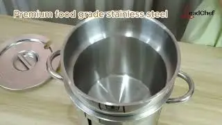 Stainless Steel Soup Warmer: Professional Grade Kitchen Equipment