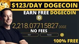Earn $123 Per Day In Dogecoin | Free Dogecoin mining Site| Crypto Mining Apps 2022