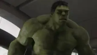 Мстители (2012) Я Бог, тупое ты создание / Локи VS Халк 60fps