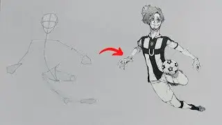 How to draw Don Lorenzo full body out of stickman