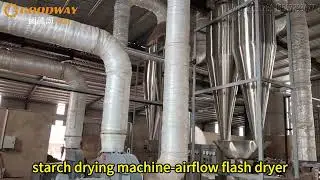 Cassava starch drying machine airflow flash dryer machine