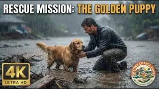 ABANDONED in the Mud: The Incredible Rescue of a Golden Retriever Puppy!