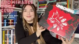 Horror book box unboxing 📦