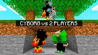 CYBORG Ca&ccedil;ador contra 2 Players no MINECRAFT
