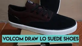 VOLCOM DRAW LO SUEDE SHOES | UNBOXING