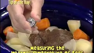 Measuring the Internal Temperature of Beef