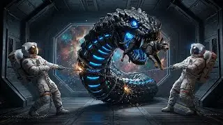 🚀 Heroic Space Rescue Team Saves Innocent Dog from Giant Alien Python