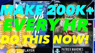 *VERY LOW RISK* HIGH REWARD COIN MAKING METHOD! MAKE 200K+ AN HR! | madden 20 ultimate team
