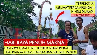 TERPESONA! Beginilah Uniknya Perkampungan Umat Hindu di Jawa Timur Saat Hari Raya Galungan!