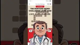 Tim Hortons Word Challenge Level 2342 #timhortons #free #contest #coffee #tea #donut
