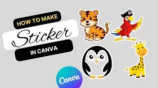 How to make stickers in Canva tutorial for Beginners | Canva sikho