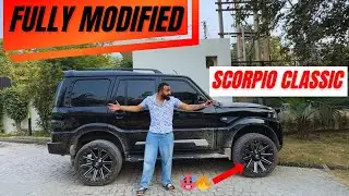 Z Black Scorpio🔥 full modified🥵🤯 | Scorpio classic lene se phle yeh zaroor dekh lena..