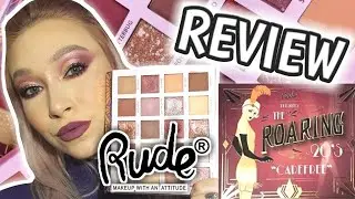 RUDE COSMETICS?! MERITA SAU NU?! - PALETA ROARING 20s CAREFREE - REVIEW + TUTORIAL