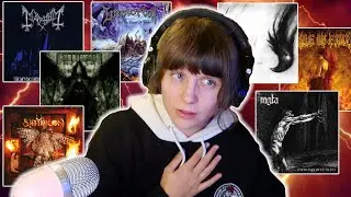 first time listening to BLACK METAL 🖤 Mayhem, Immortal, Mgła, Dimmu Borgir