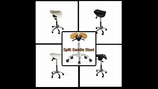 Saddle Style Split Seat Ergonomic Saddle Chair or Stool | sithealthier.com
