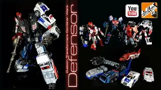 Custom Defensor  Transformers Combiner Wars  by LEK Custom Toys 2015