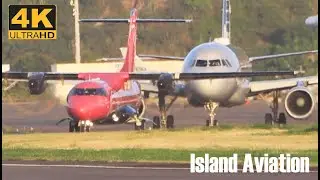 (4K) VIP + Regional + Int'l / A319, ATR 42, Cessna 402, Cessna 680 Citation..@ St. Kitts, Caribeban