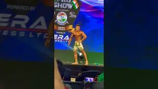 Crazy Crowd Reaction Manoj Patil Free Posing Bharat Pro 2023 #sheruclassic2023 #bharatpro #gym