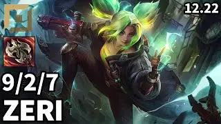 Zeri Top vs Volibear - EUW Master | Patch 12.22