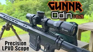 Gunnr Odin 1-10x28 LPVO Scope Review & Shoot FFP 34mm Illuminated