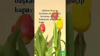 Allahım! Beni ne kendime, ne nefsimin hevasına, ne de bir başkasına...