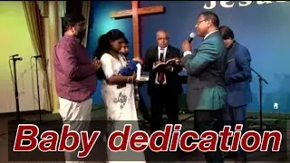 🇨🇦Baby Dedication | Jahaziel  | Pastor Vincent Sahayanathan | Toronto Harvest Missionary Church