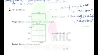 Cambridge Checkpoint Primary Math Area and Perimeter Part 2
