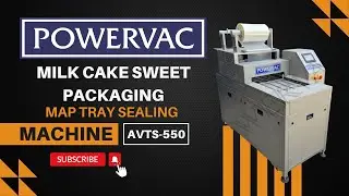 Linear Type Cake Sweet Packaging Map Tray Sealing Machine AVTS-550 #vacuumsealer #vacuumpacking