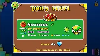 #1158 Nautilus (by djskilling with More) [Geometry Dash]