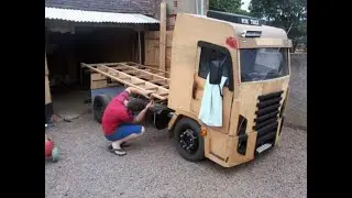 Mini Truck, Homem Constr&oacute;i Replica de Constellation na Garagem de Casa