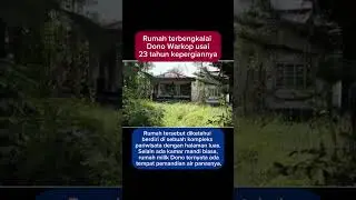 rumah terbengkalai Dono Warkop usai 23 tahun kepergiannya #shorts #rumah #viralvideo