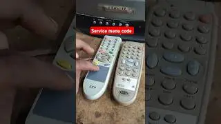 CRT TV service menu code | CRT TV factory code #shortvideo #trending #electronic