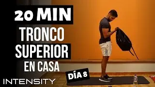 Rutina Tronco superior en casa // pecho espalda y brazos // 20 minutos