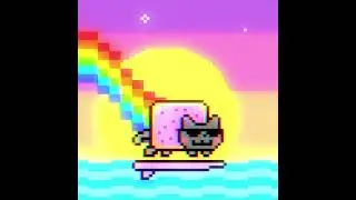 Astral Surfer Nyan Cat
