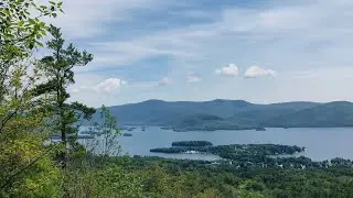 60-SECOND EXCURSION: Hiking the Pinnacle Trail to a view of Lake George, NY, USA