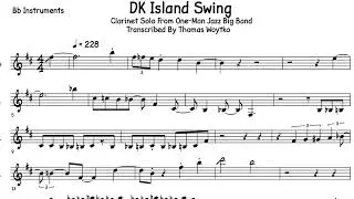 DK Island Swing Clarinet Solo Transcription