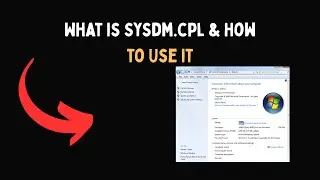 What is Sysdm cpl & How to Use it