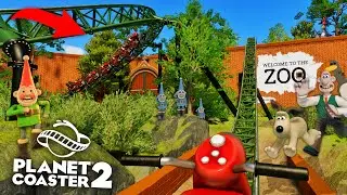 I built a Wallace & Gromit Roller Coaster in Planet Coaster 2!!