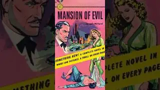 A review of the only Fawcett Gold Medal graphic novel, MANSION OF EVIL #books #booktok #bookstagram