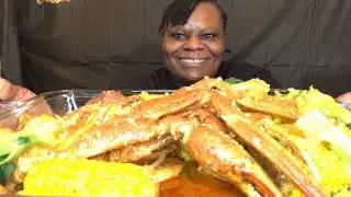Delicious Spicy Seafood Boil w/@Bloveslife  all 3 smackalious hot sauce