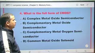Computer Science Class 11th |  Memory Concept  in Computer #JAC11th #computerscience #subodhsir