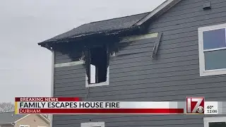Family escapes Durham house fire
