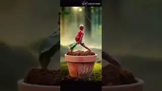 Imaginary AI dancing in Flower pot @GVCreations2425 #aianimation #aiart #aiinmotion #aiartmovement