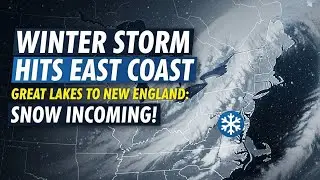 Winter Storm Impacts the Great Lakes & New England | Bigger East Coast Threat Ahead#SnowAlert