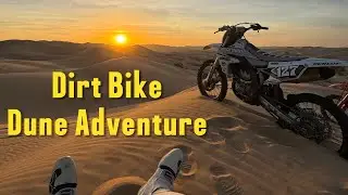 Exploring Glamis Sand Dunes on my Dirt Bike