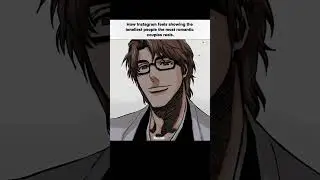 How Instagram feels showing the loneliest people | Do follow & Support | #manga #aizenedit #reels